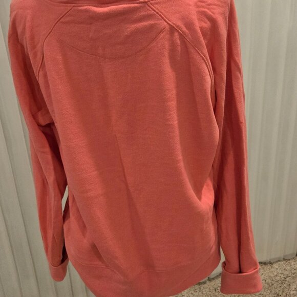 soft as a grape Cape Cod coral pink Sweater turtle neck  large neck sweater L - Picture 5 of 7